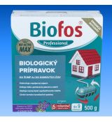 Biofos Professional prášok s odmerkou - Baktérie do žumpy, septiku a ČOV 500g Balenie