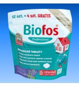 Biofos Professional - Tablety 16ks - baktérie do žumpy, septiku, ČOV 16ks Balenie